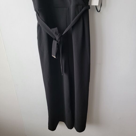 Tommy Hilfiger Surplice Neckline Jumpsuit womens size 16 Short ruffle sleeves - Picture 4 of 9